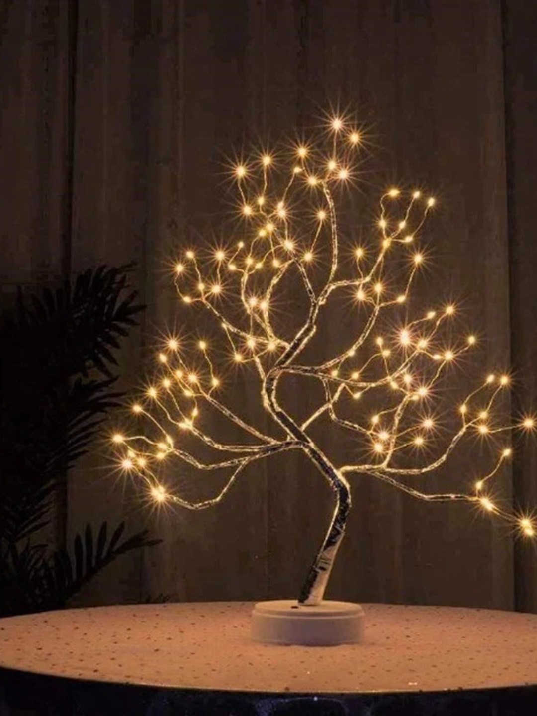

THE ARTMENT Enchanted Forest Black Tree Shaped Festival Dcor LED String Light