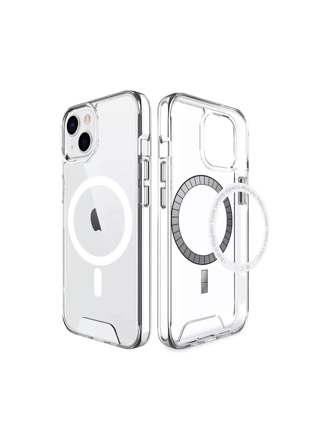 

TREEMODA Magsafe iPhone 13 Clear Phone Back Cover, Transparent