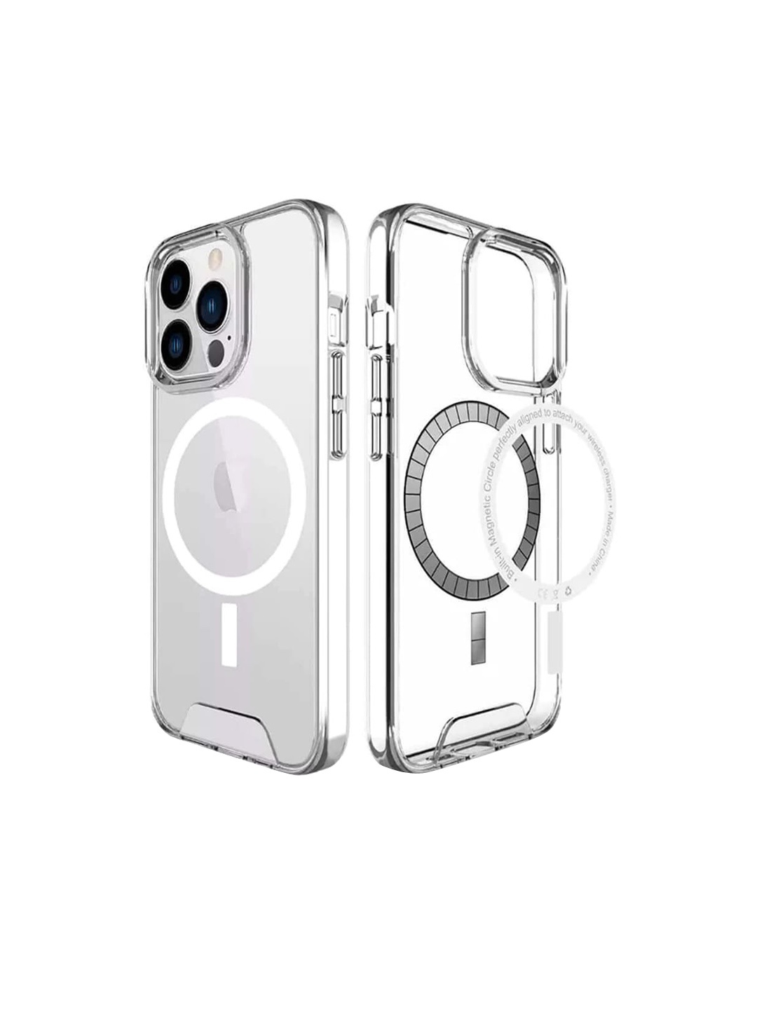 

TREEMODA Magsafe iPhone 13 Pro Clear Phone Back Cover, Transparent