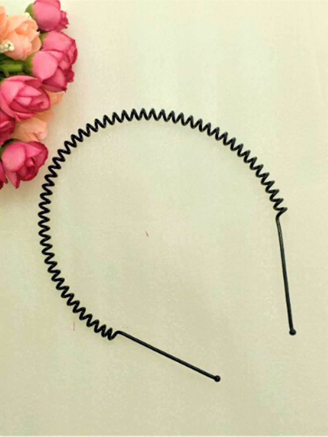 

FEMMIBELLA Women Spiral Hairband, Black