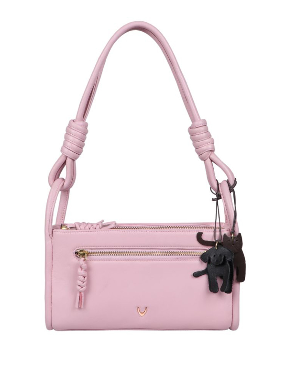 

Hidesign Leather Structured Shoulder Bag, Pink