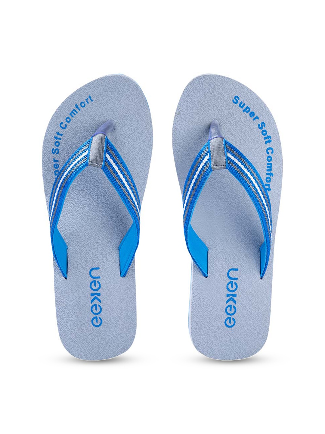 

Paragon Eeken Women Super Soft Comfort Anti-Skid Lightweight Thong Flip-Flops, Blue