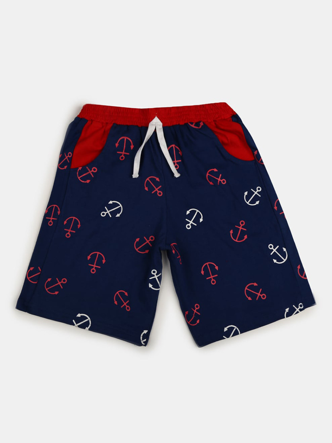 

V-Mart Boys Blue Printed Shorts