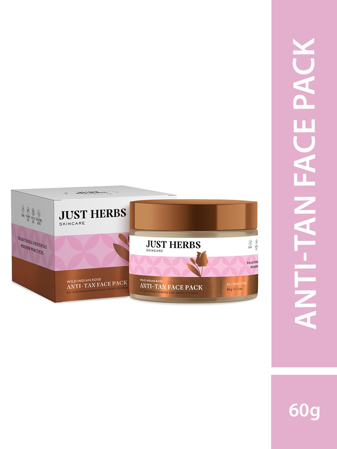 

Just Herbs Anti Tan Face Pack, Na