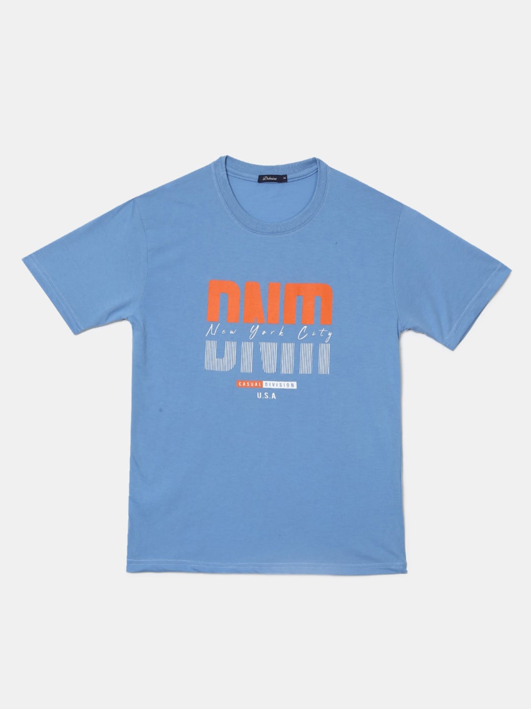 

V-Mart Boys Typography Printed Round Neck T-shirt, Blue