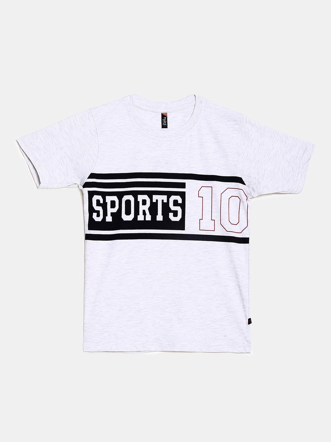 

V-Mart Boys Typography Printed Cotton T-shirt, White