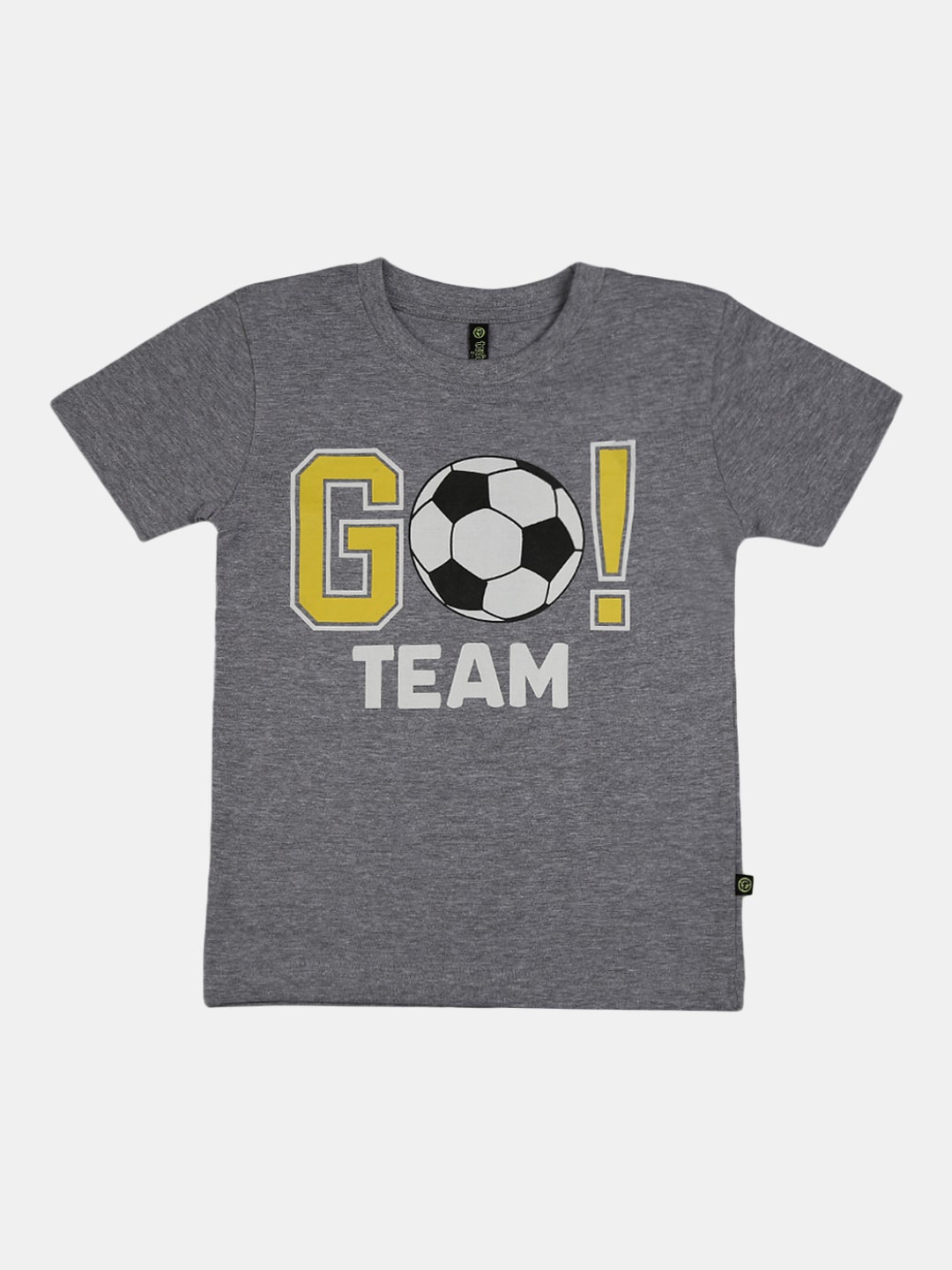 

V-Mart Boys Typography Printed Round Neck Cotton T-shirt, Grey