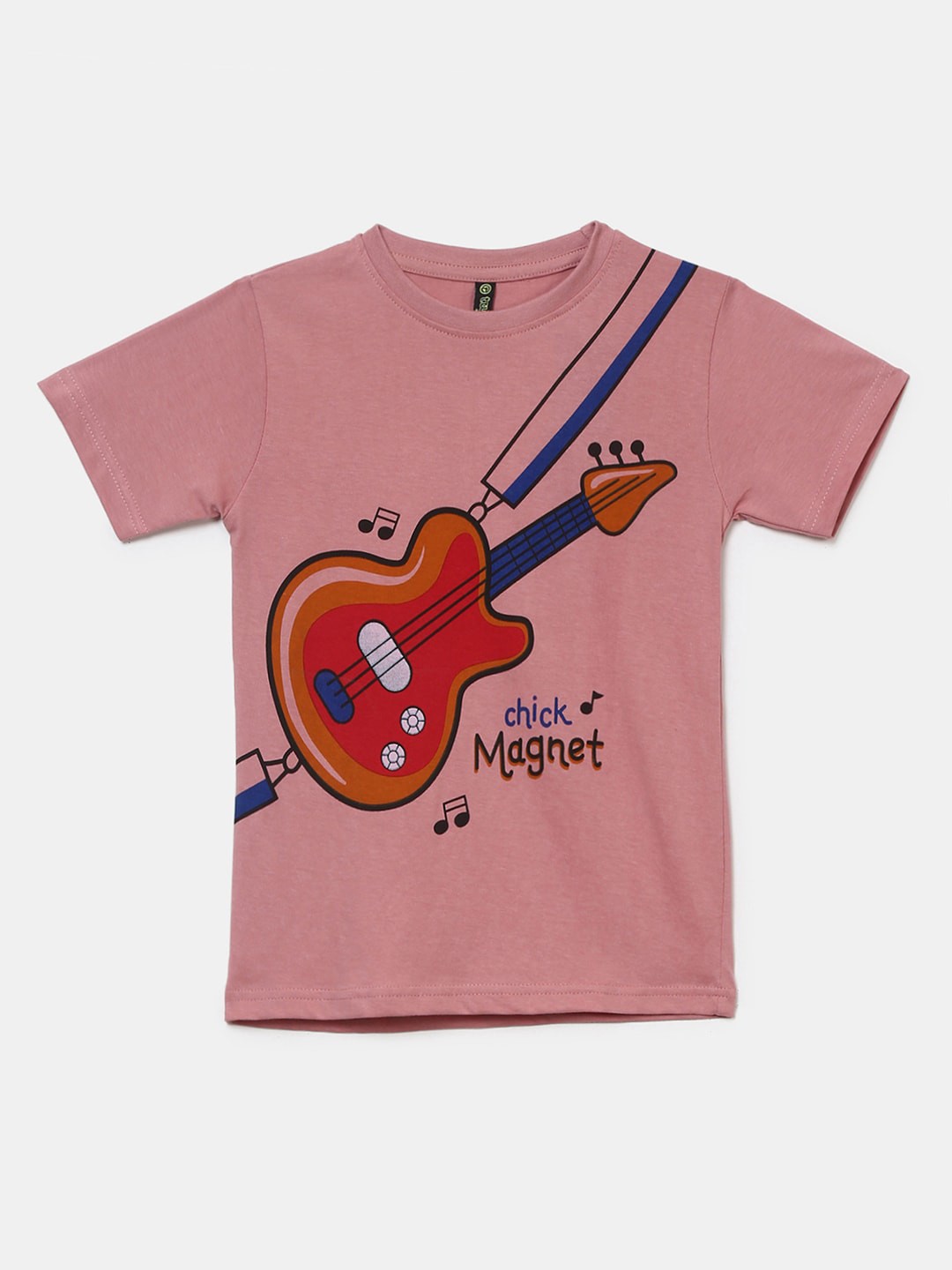 

V-Mart Boys Graphic Printed Cotton T-shirt, Pink