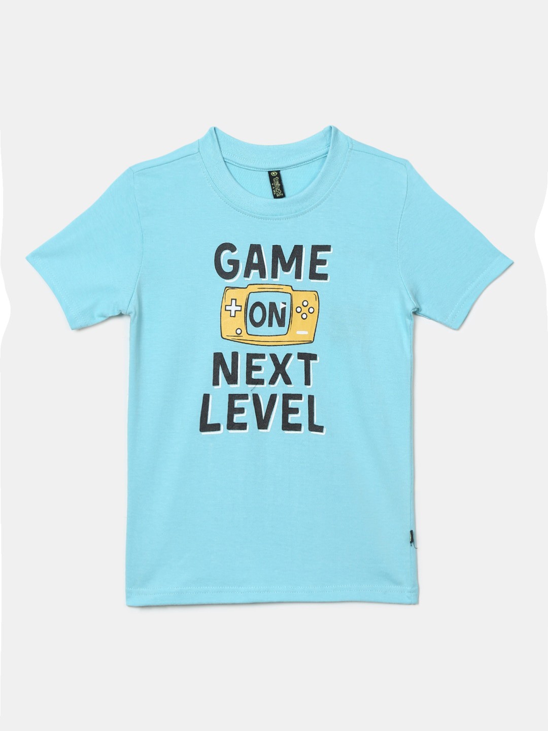 

V-Mart Boys Typography Printed Cotton T-shirt, Blue