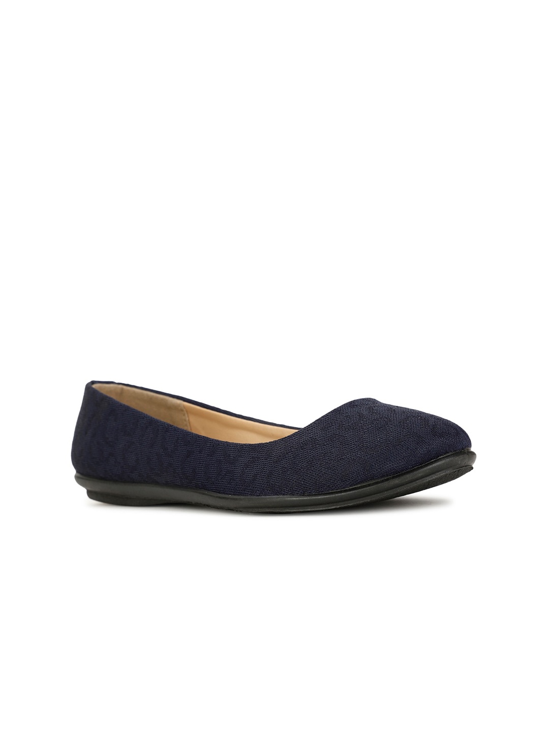 

Bata Woven Design Ballerinas, Navy blue