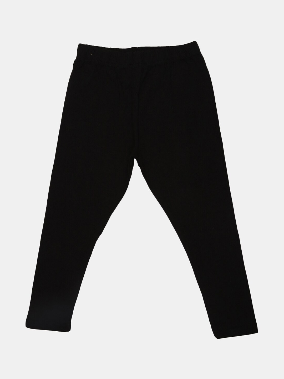 

V-Mart Girls Ankle Length Cotton Lycra Leggings, Black