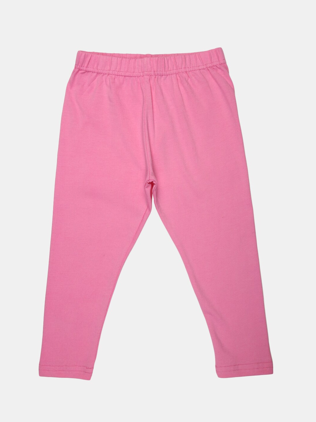 

V-Mart Girls Ankle Length Cotton Lycra Leggings, Pink