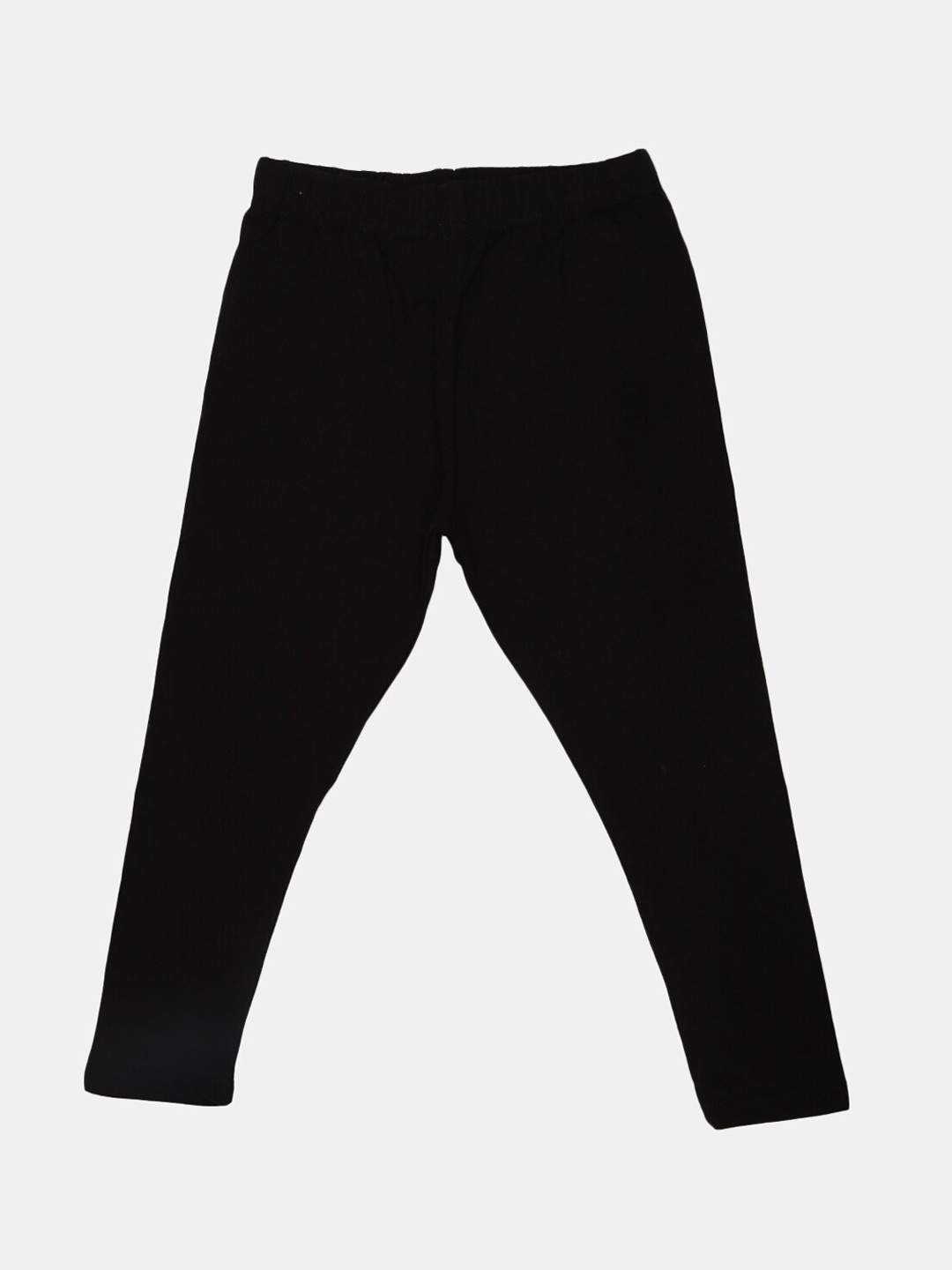 

V-Mart Girls Ankle Length Cotton Lycra Leggings, Black