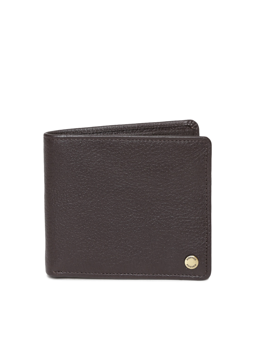 

Hidesign Men Brown Solid Handcrafted Natural Leather Two Fold Wallet