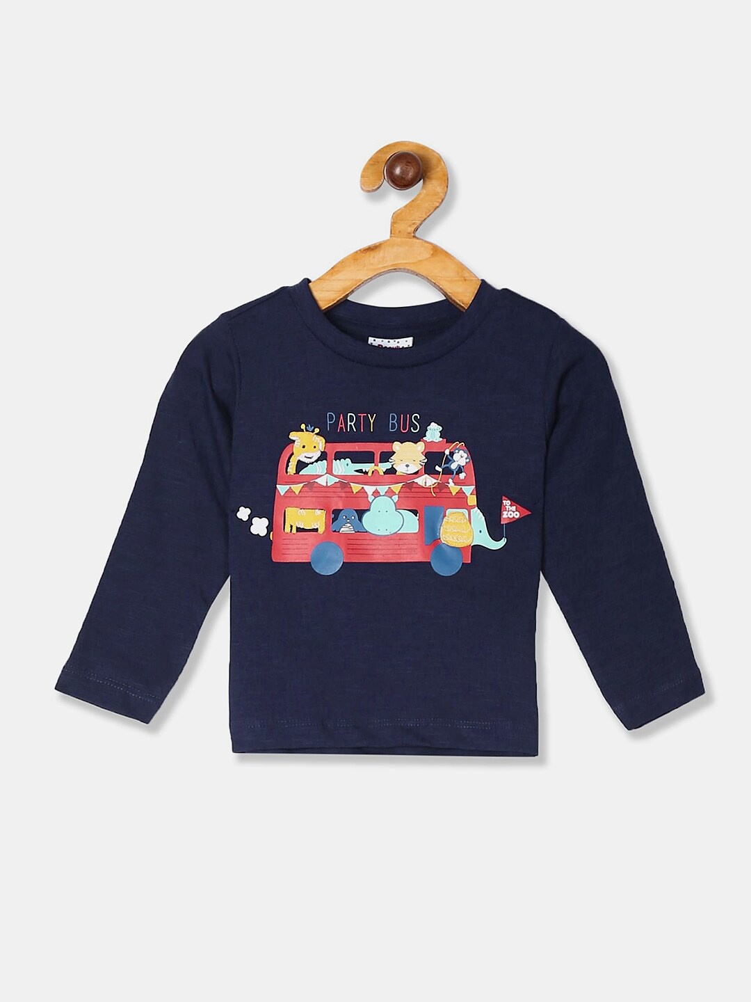 

V-Mart Kids Graphic Printed Cotton T-Shirt, Navy blue
