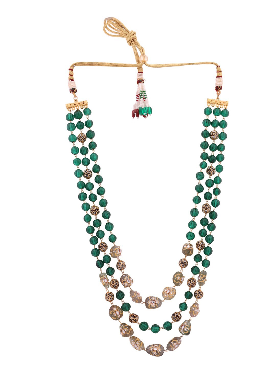 

Shoshaa Gold-Plated Layered Necklace, White