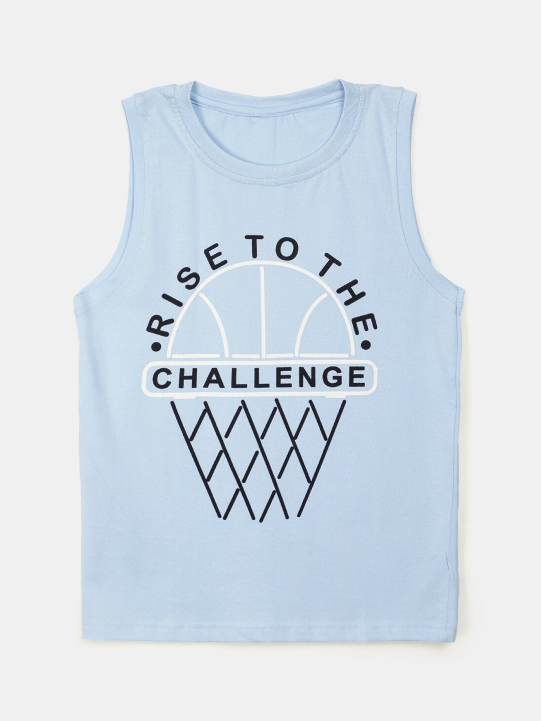 

V-Mart Boys Typography Printed Cotton Innerwear Vest, Blue