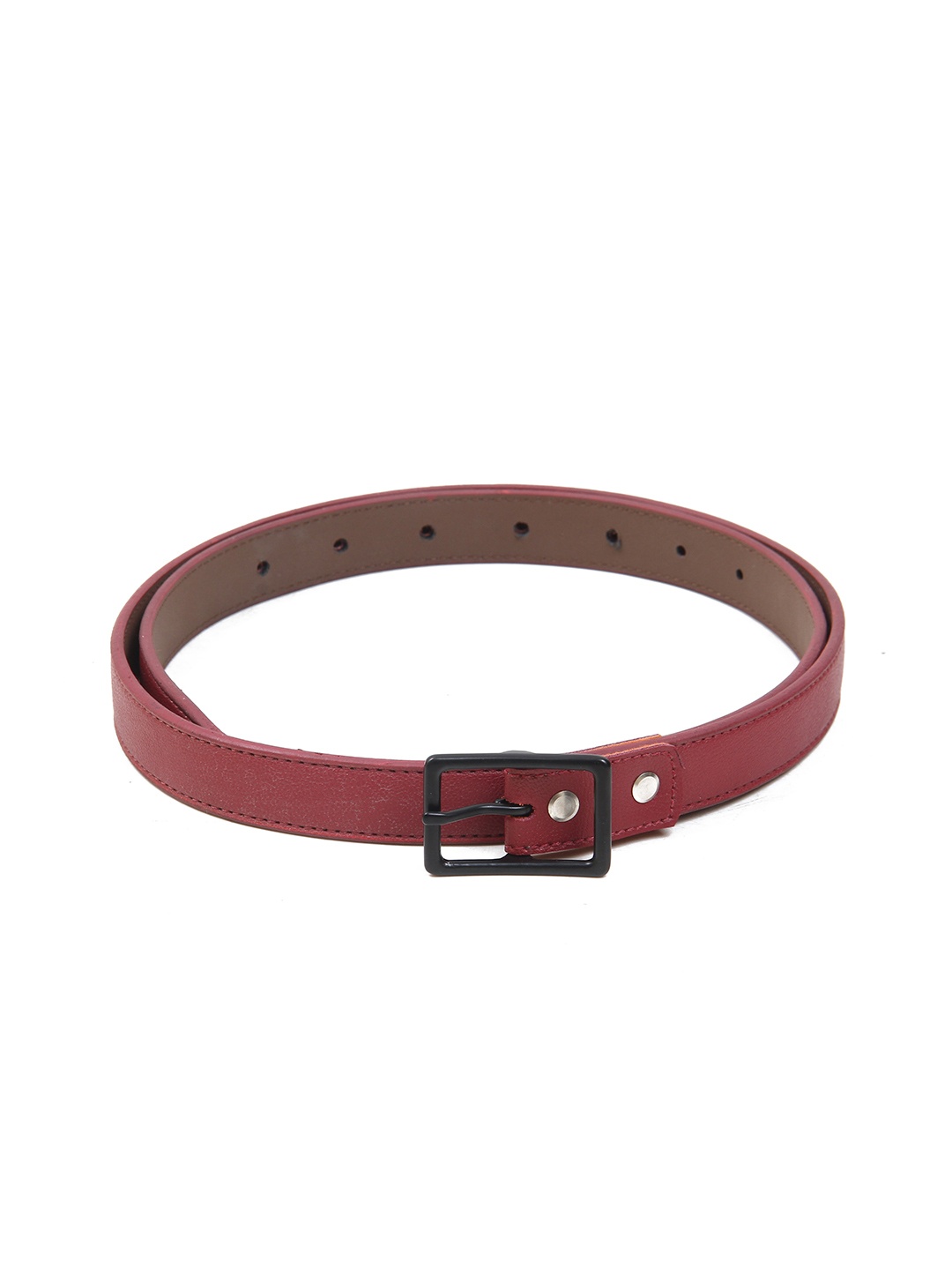 

Calvadoss Girls Textured Tang Closure Belt, Maroon