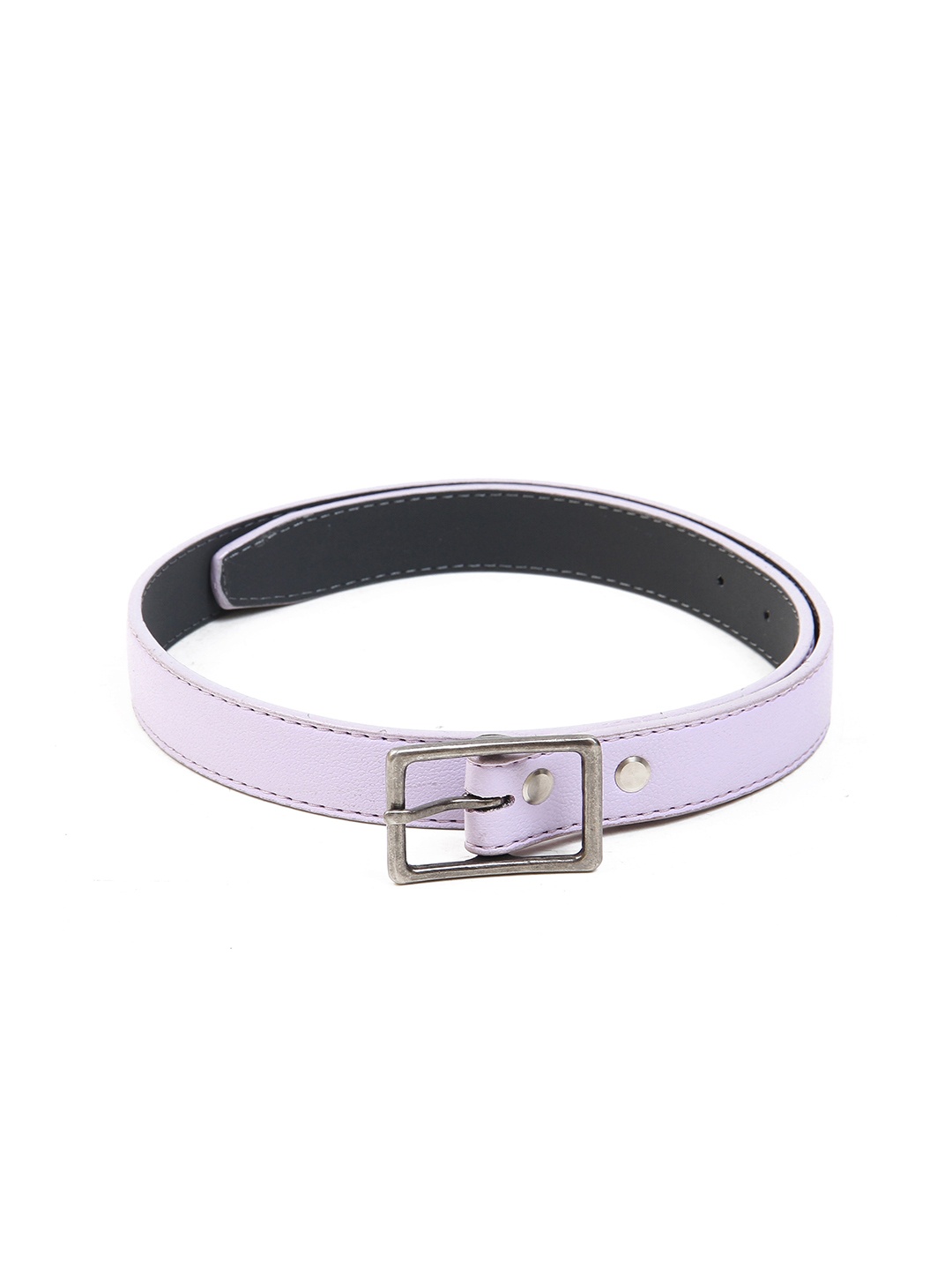 

Calvadoss Girls Textured Tang Slim Belt, Lavender