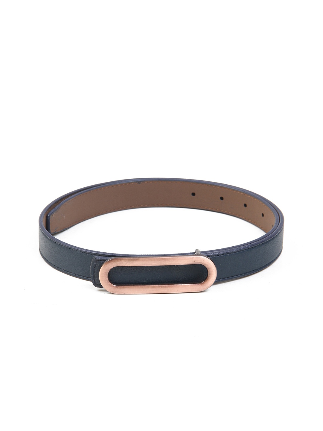 

Calvadoss Girls Synthetic Leather Belt, Navy blue