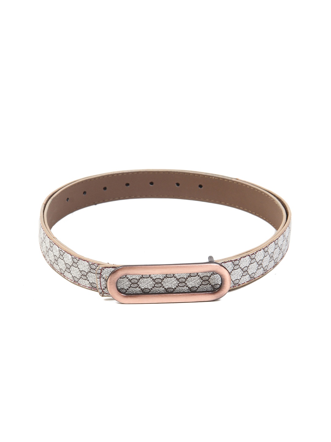 

Calvadoss Girls Printed Casual Belt, Beige