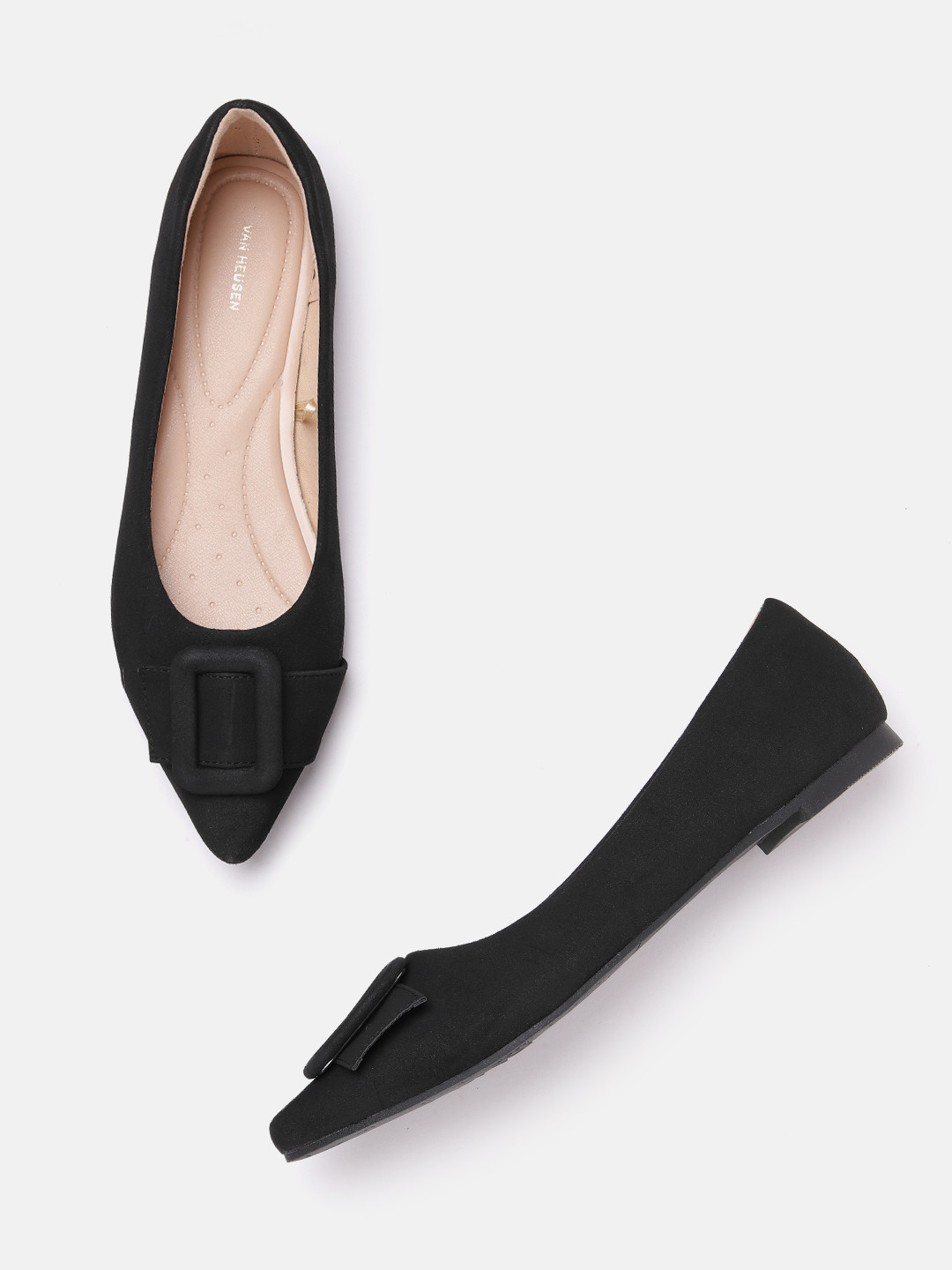 

Van Heusen Woman Ballerinas with Buckle Detail, Black