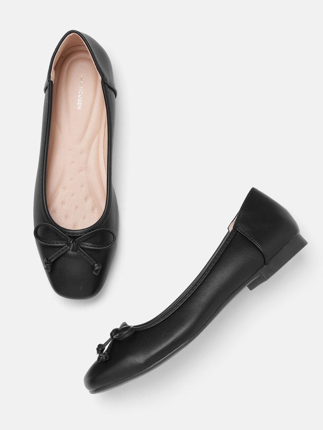 

Van Heusen Woman Ballerinas with Bows Detail, Black
