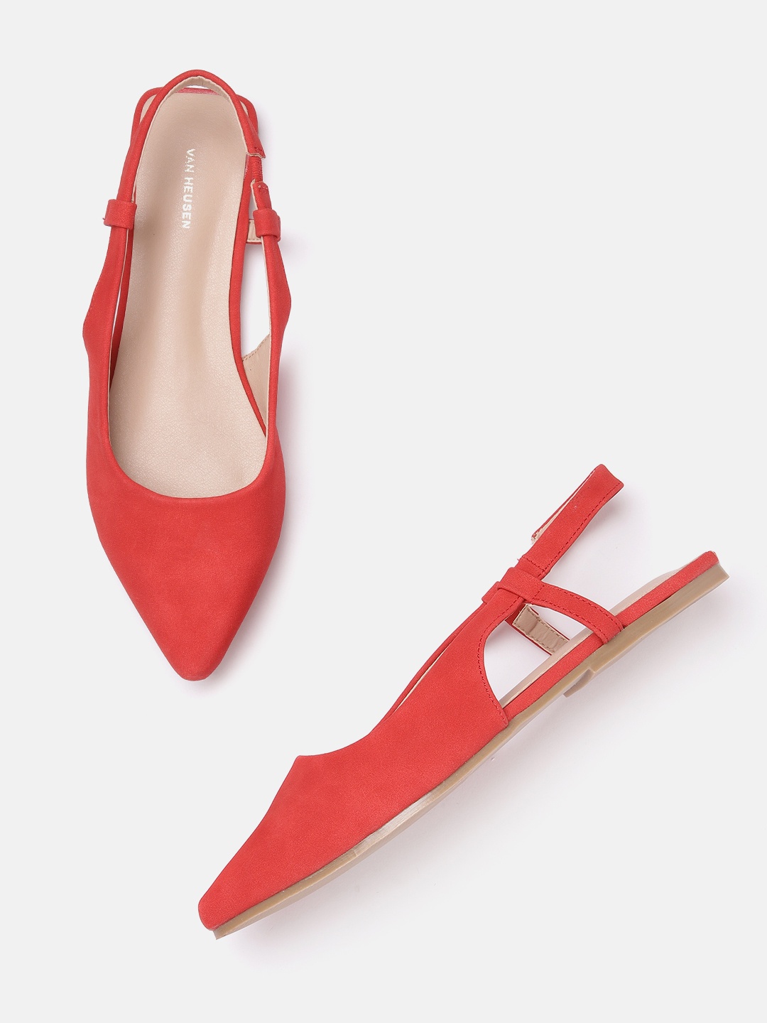 

Van Heusen Woman Pointy Toe Flats, Red