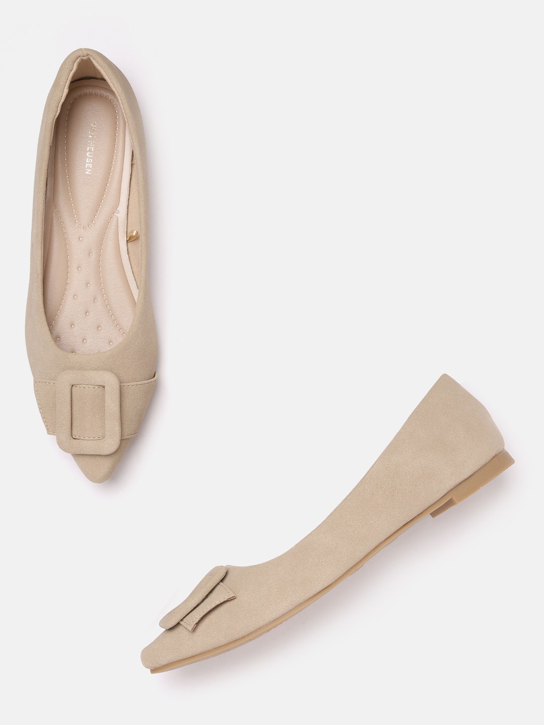 

Van Heusen Woman Ballerinas with Buckle Detail, Beige