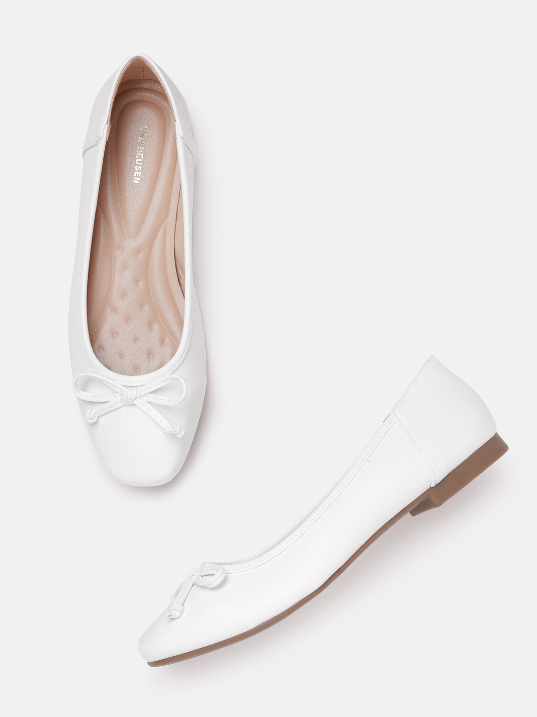 

Van Heusen Woman Ballerinas with Bows Detail, White