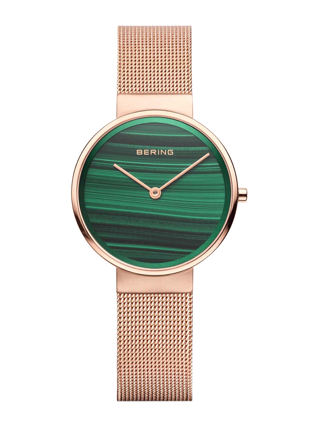 

BERING Women Stainless Steel Bracelet Style Straps Analogue Watch 14531-368, Green