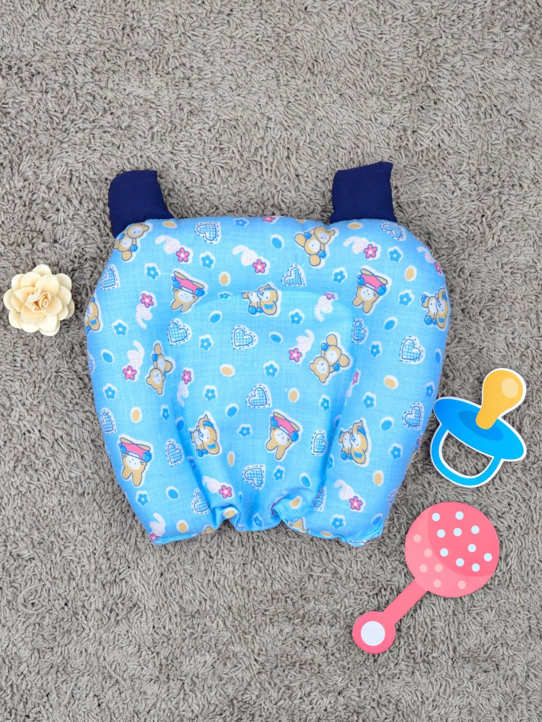 

Moms Home Infants Blue Toons & Characters Printed Baby Rai Pillow