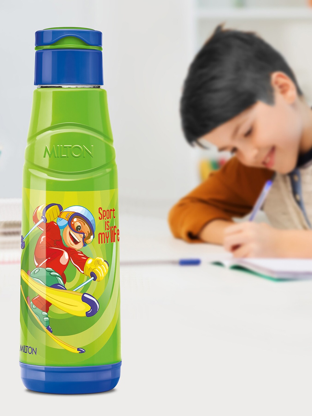 

Milton Steel Speedy 600 Insulated School Kids Green Inner Steel Water Bottle 500 ml