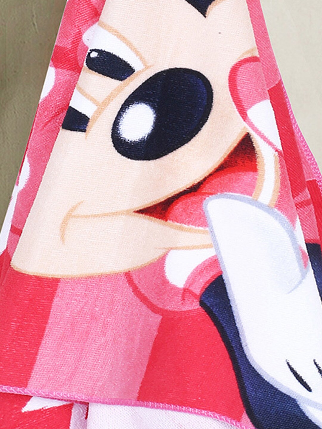 

Kuber Industries Kids Pink & White 2 Pieces Printed 120 GSM Cotton Bath Towels