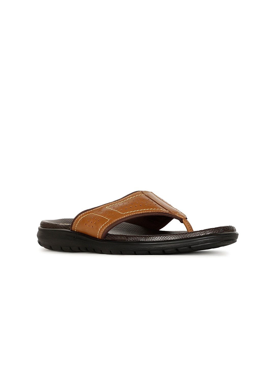 

Hush Puppies Men T-Straps Thong Flip-Flops, Tan