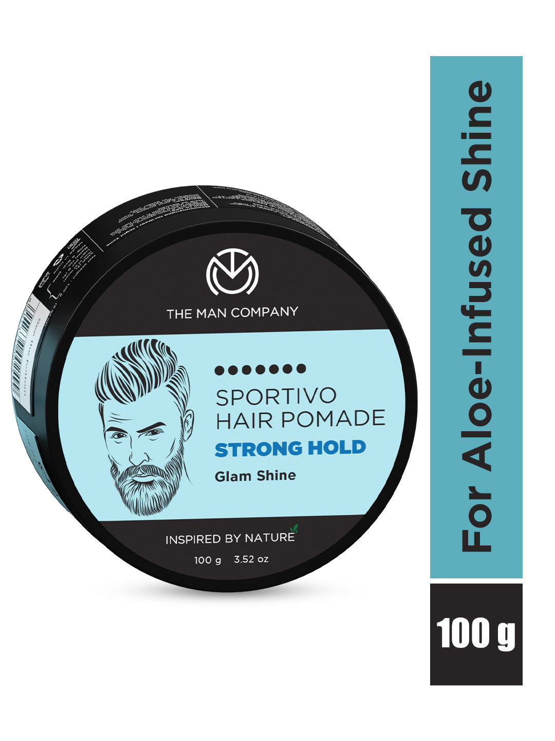THE MAN COMPANY Sportivo Hair Styling Pomade Wax with Aloe Vera & Vitamin E - 100 g