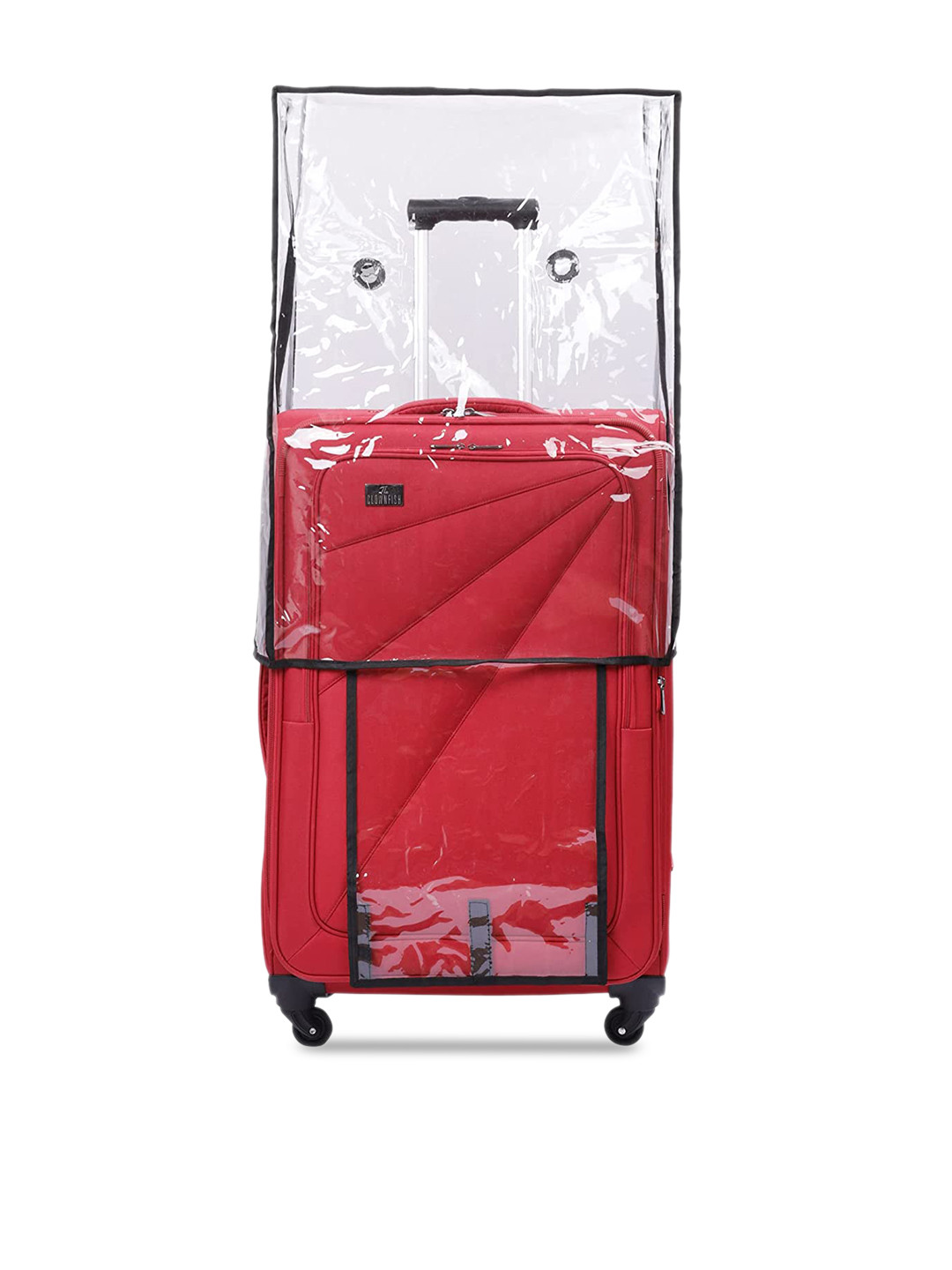 

THE CLOWNFISH Waterproof Dust Proof Trolley Bag Protective Cover, Transparent
