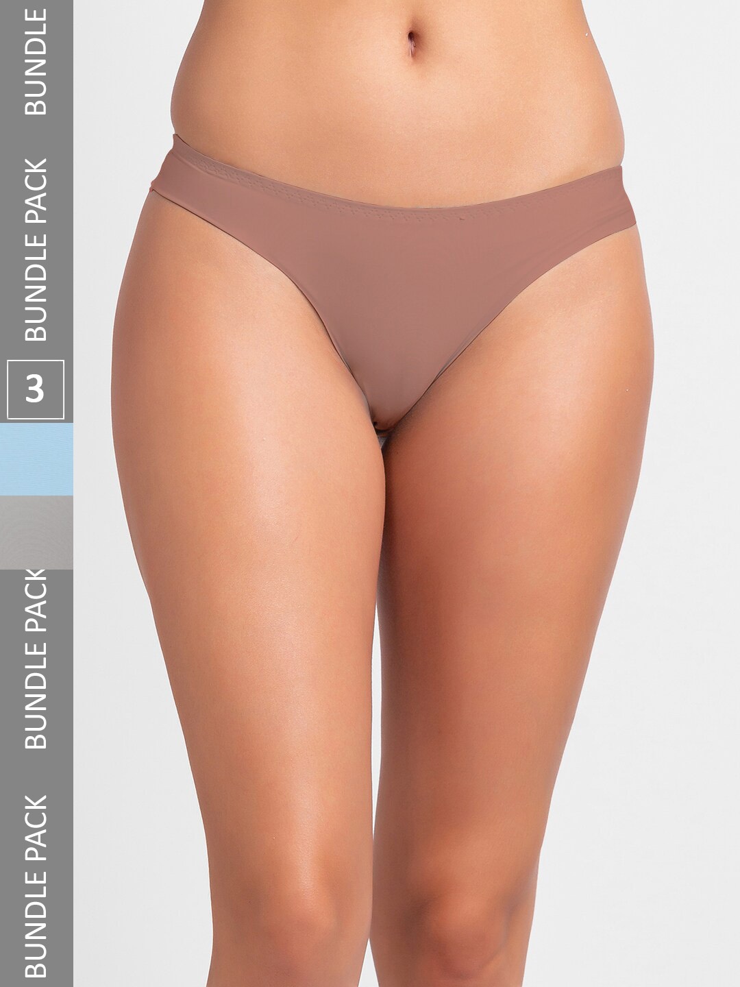 

NOIRA Women Pack Of 3 Assorted Hipster Briefs