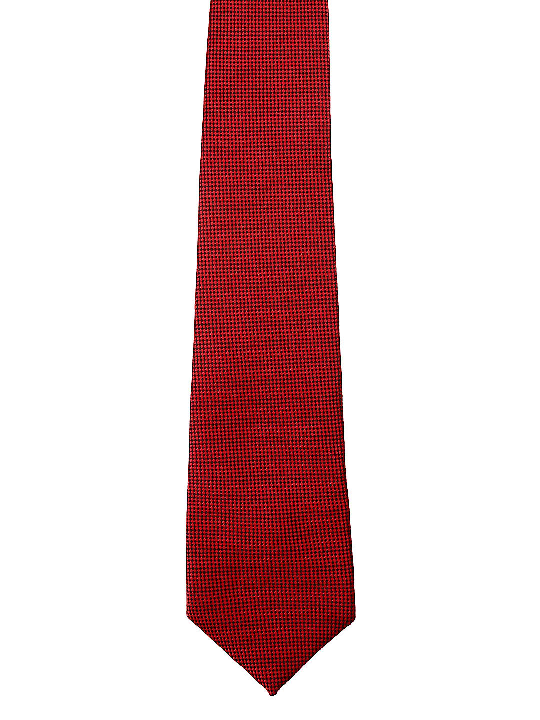 

Blacksmith Men Red Woven Design Tie