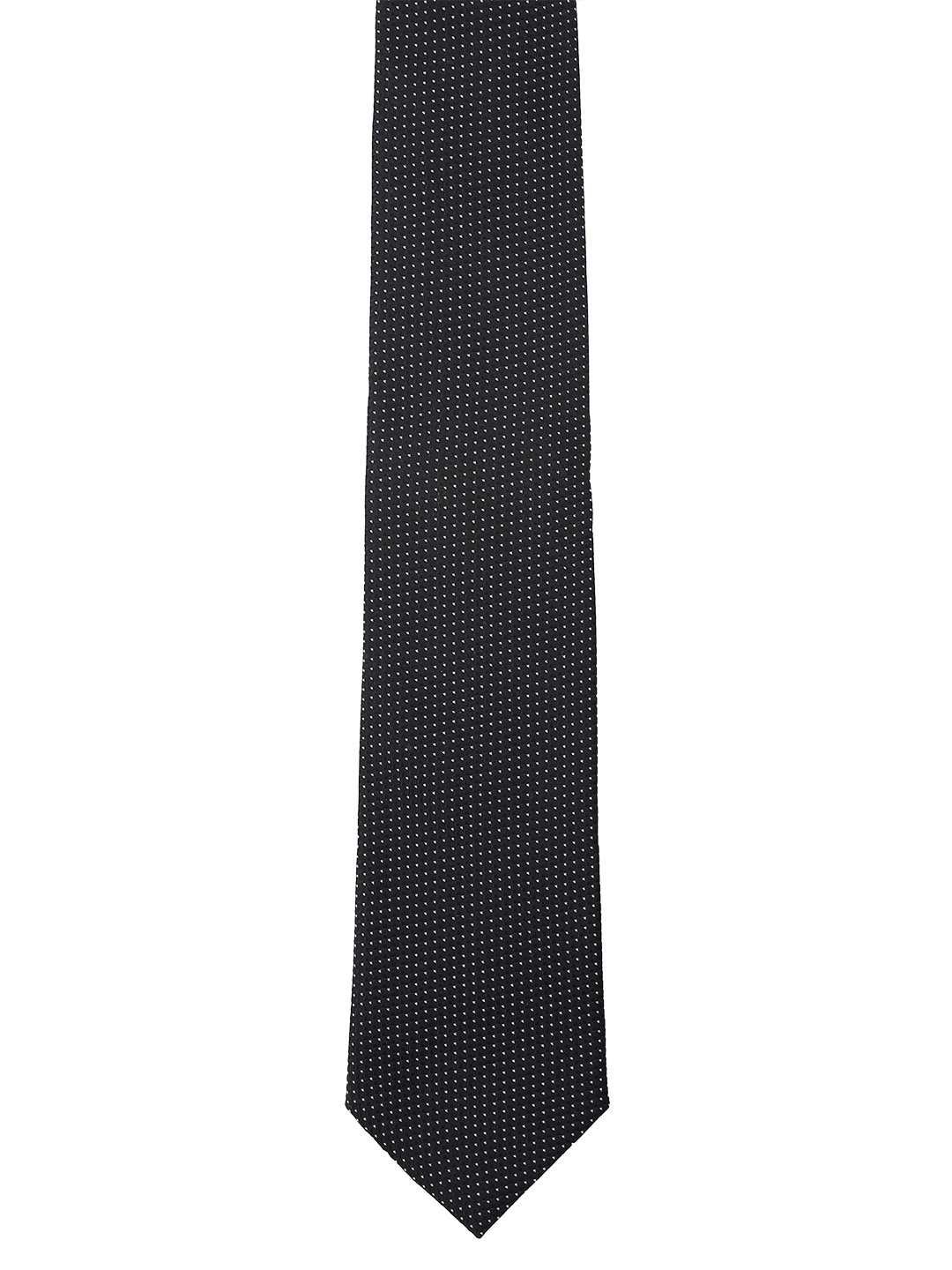 

Blacksmith Men Black Woven Design Tie