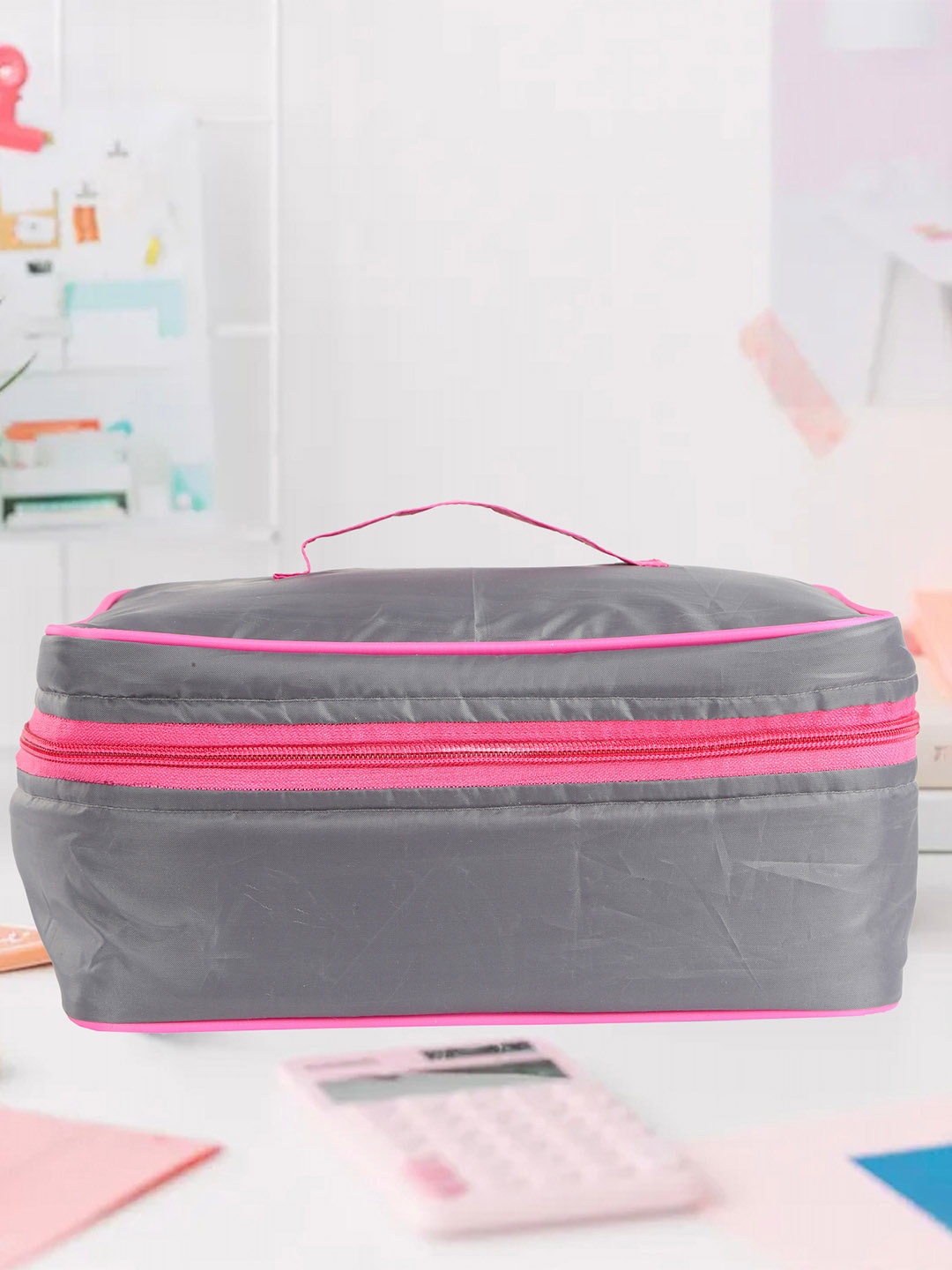 

My Gift Booth Travel Organizer With Pockets, Grey