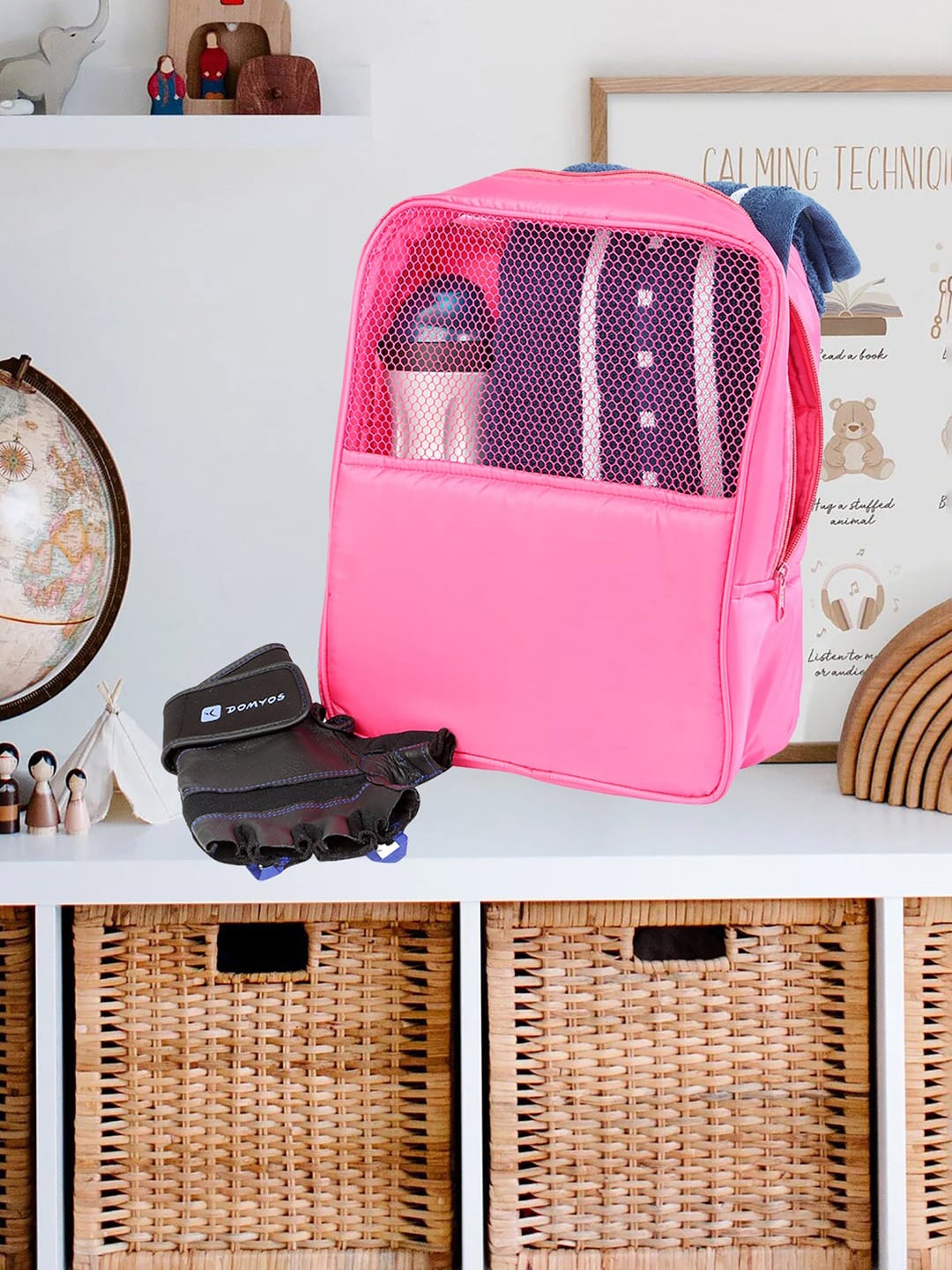 

My Gift Booth Waterproof Travel Shoes Bag, Pink