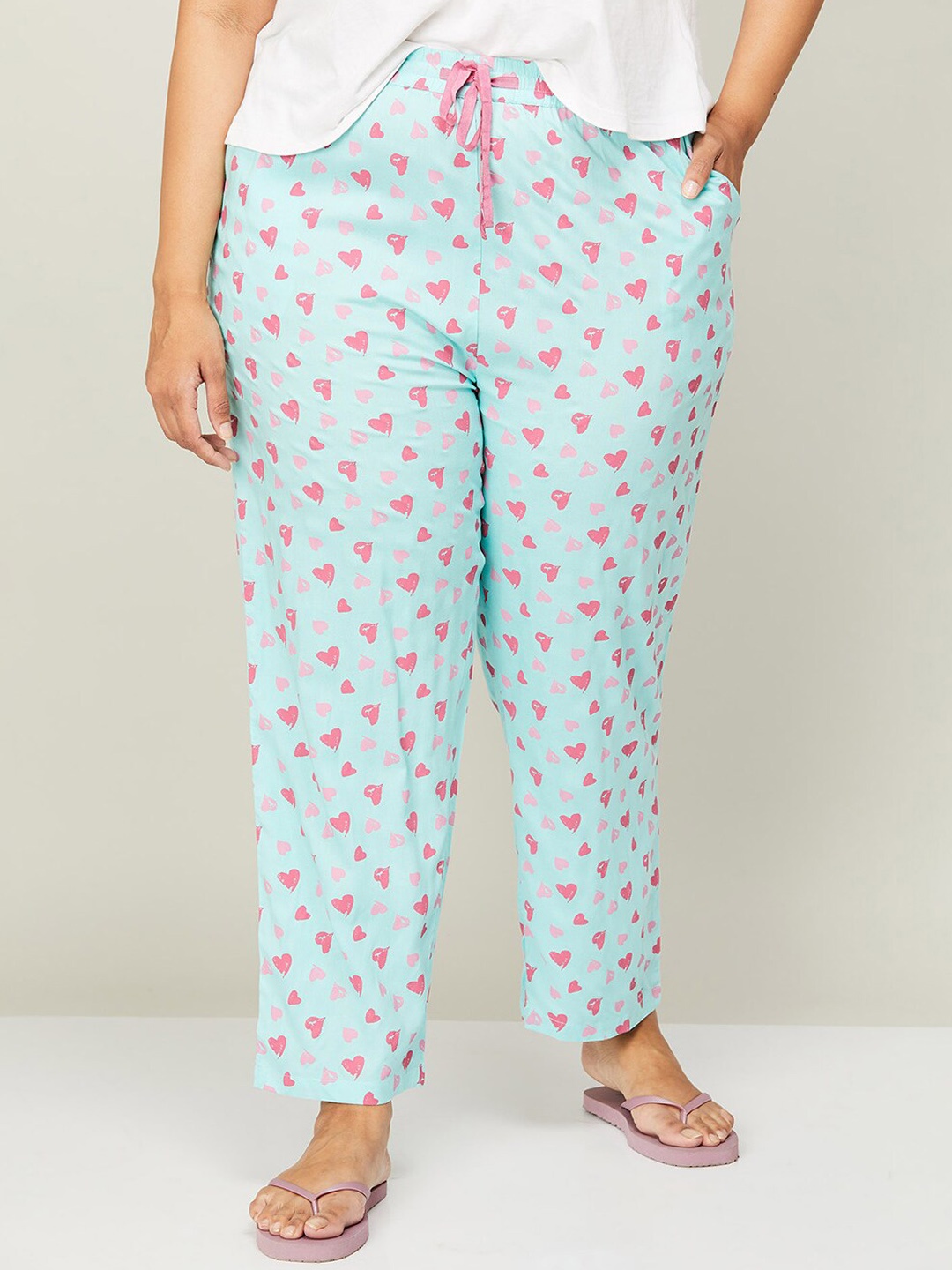 

Nexus by Lifestyle Plus Size Women Printed Lounge Pants, Blue