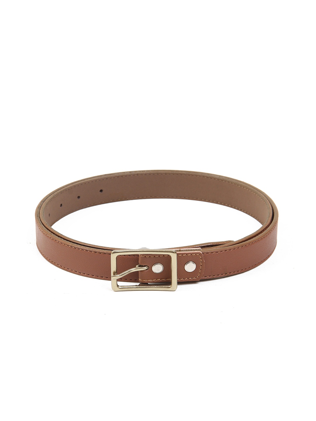 

Calvadoss Girls Textured Tang Slim Belt, Tan