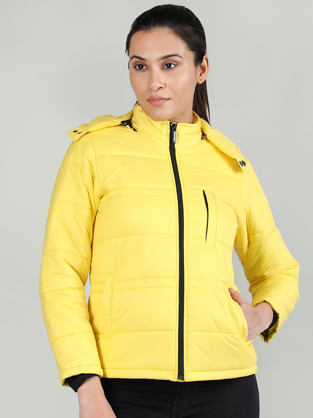 

CHKOKKO Women Lightweight Padded Jacket, Yellow