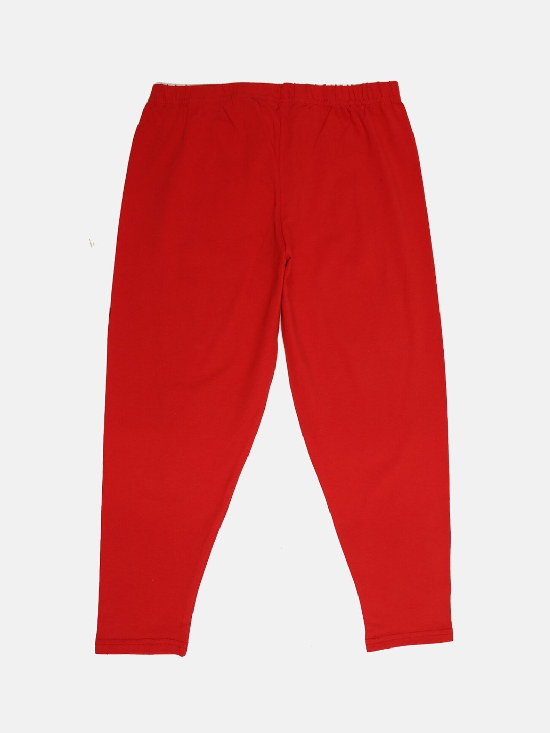 

V-Mart Girls Ankle Length Cotton Lycra Leggings, Red
