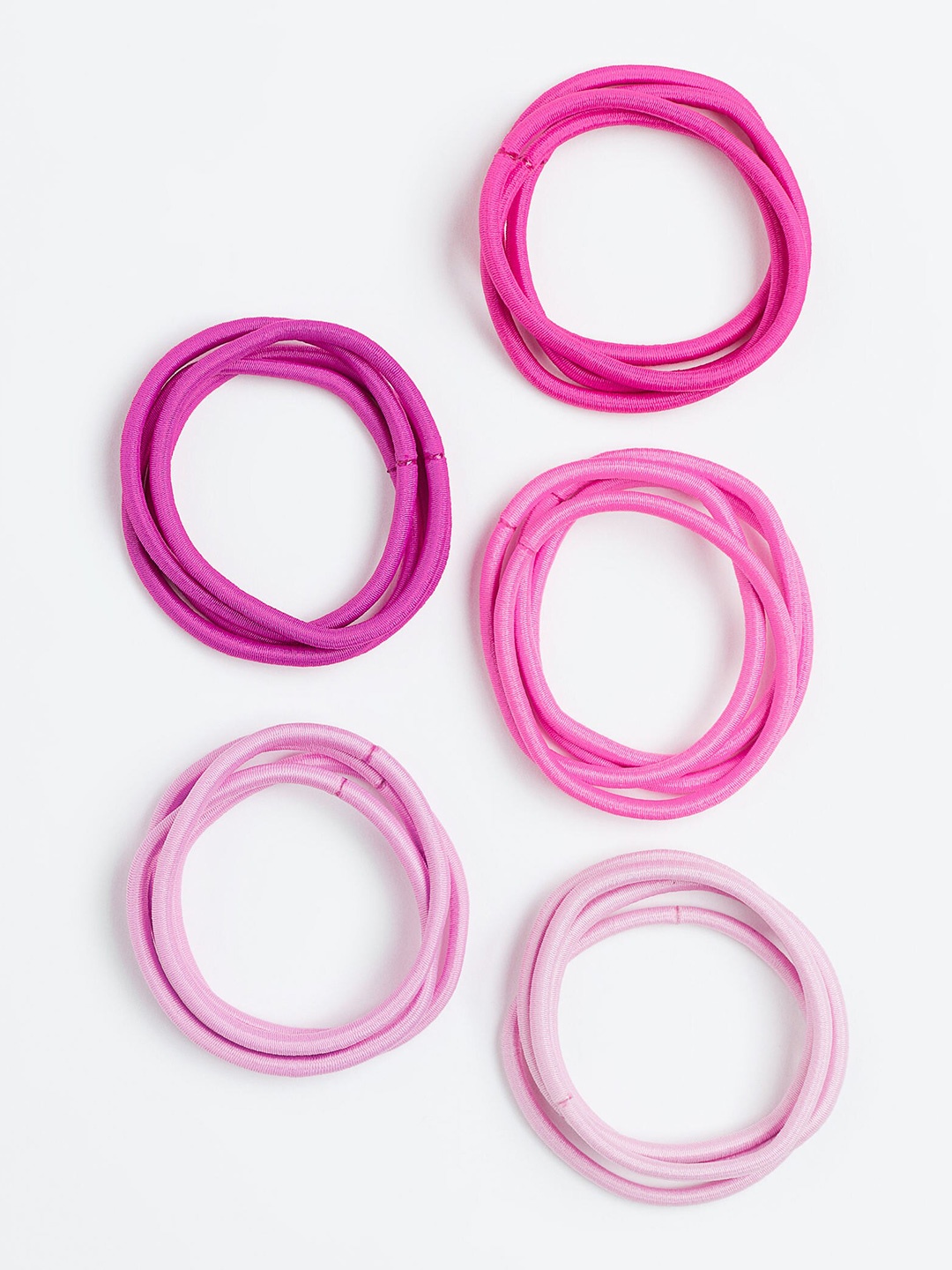 

H&M 20-Pack Hair Elastics, Pink