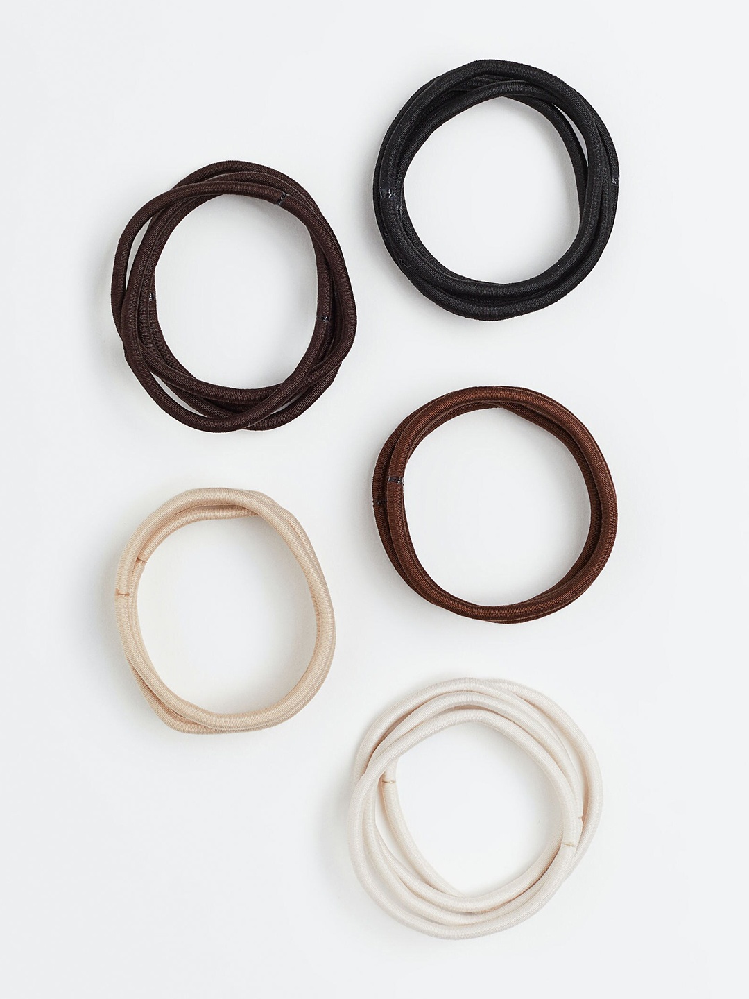 

H&M 20-Pack Hair Elastics, Beige