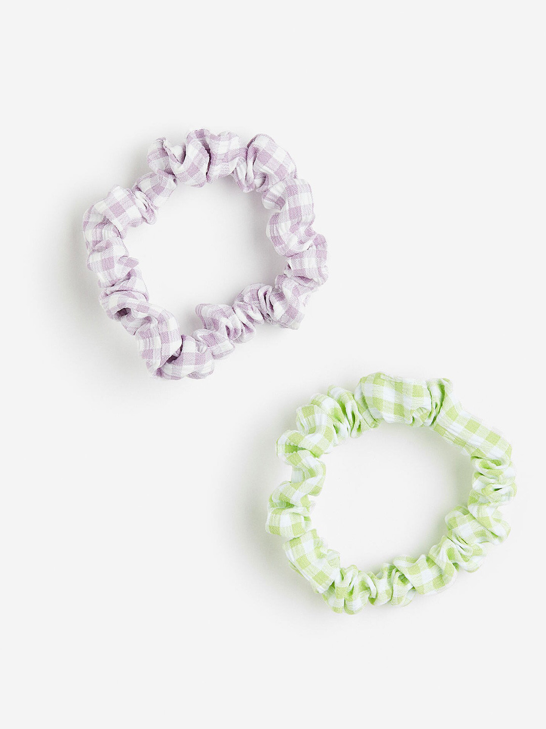 

H&M 2-Pack Scrunchies, Green