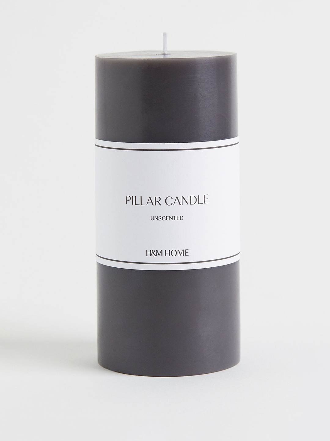 

H&M Grey Large Pillar Candle
